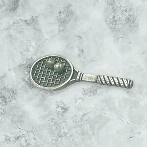 Gorgeous pewter tennis brooch and  earrings